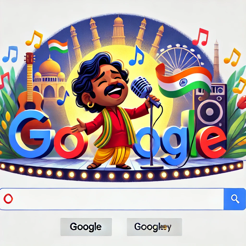 Krishnakumar Kunnath ‘KK’ Google Doodle || आज गूगल ने अपने होम पेज पर भारत के मशहूर और प्यारे गायक कृष्णकुमार कुन्नथ (केके) का एक खूबसूरत डूडल बनाया है, जाने क्या है खास बात