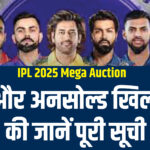 IPL 2025 Mega Auction